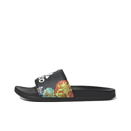 Adidas Women's Adilette Comfort Slide 'Black Floral'