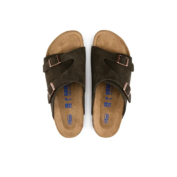 Birkenstock EVA Massage Quick Dry Slide Slippers Unisex Dark Brown-4