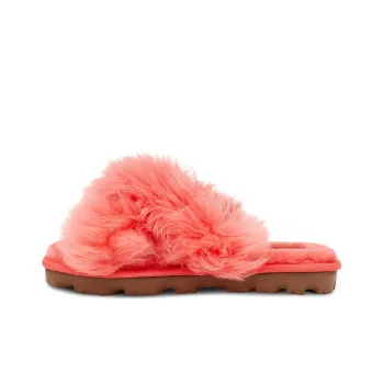 UGG Fuzzalicious Slipper Coral Red Women's