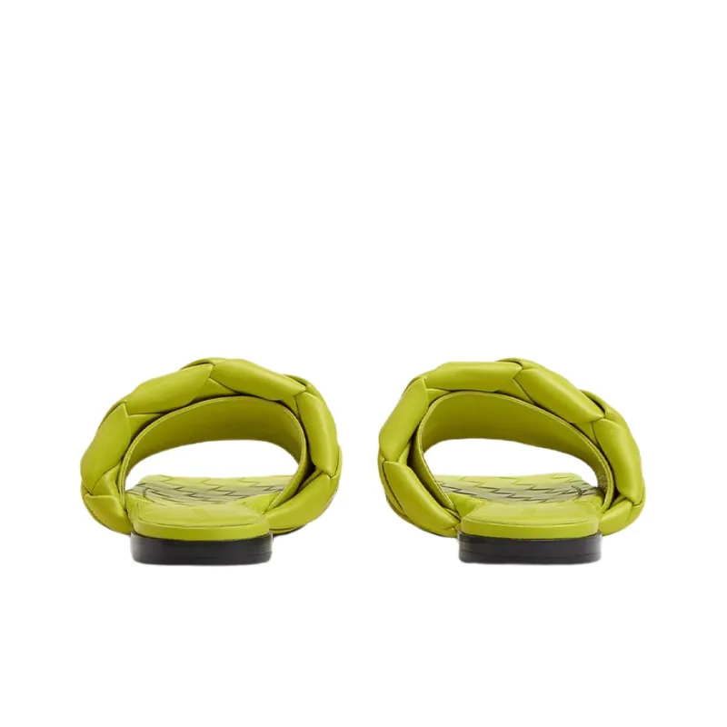 Bottega Veneta Lido Stylish Sandal Women's Kiwi Green-4