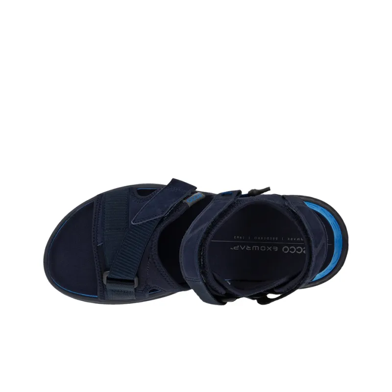 Ecco Exowrap 3Strap Stylish Sandal Men's Blue-2