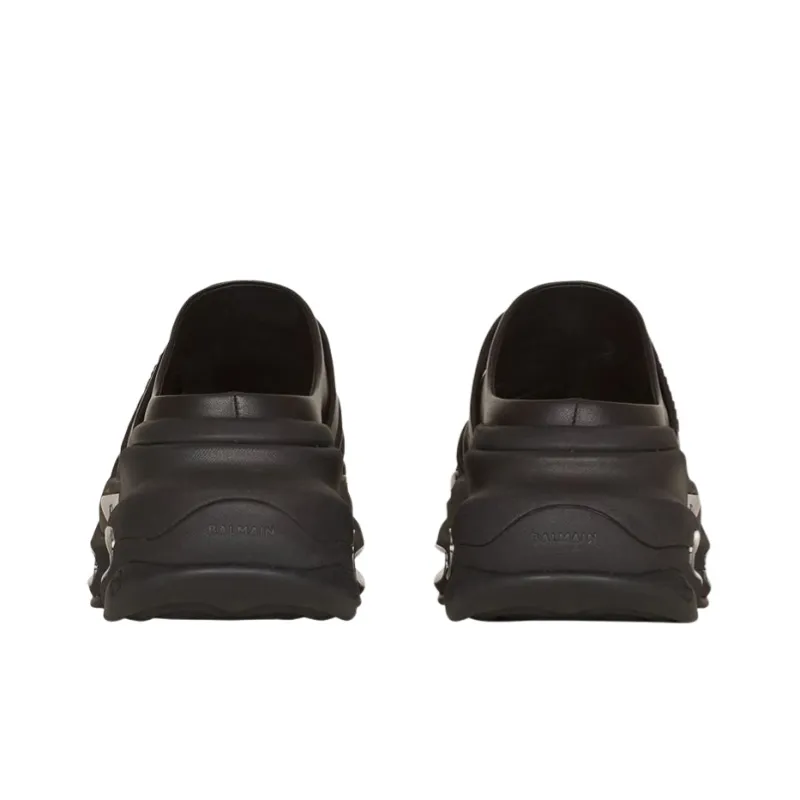 BALMAIN B-Bold Stylish Sandals Men's Black-3