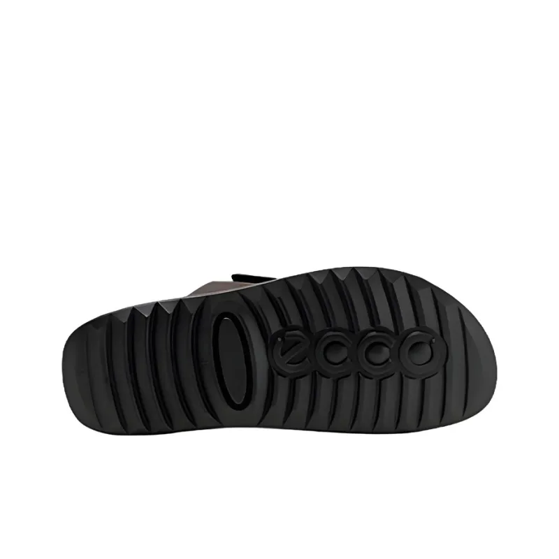 Ecco Massage Antibacterial Quick Dry Slide Slippers Men's Mocha-5