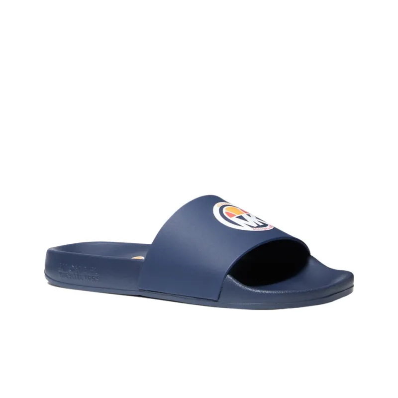 Ellesse x MICHAEL KORS Rubber Sole Abrasion-Resistant Slide Slippers Women's Blue-2