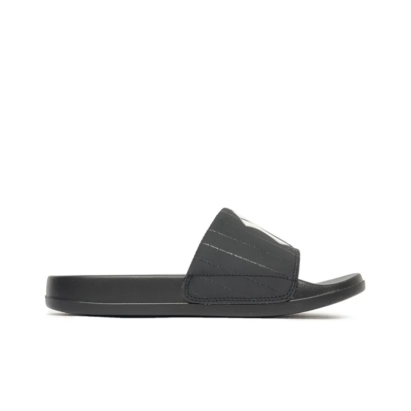 MLB Slipper Slide Slippers Unisex Black White-1