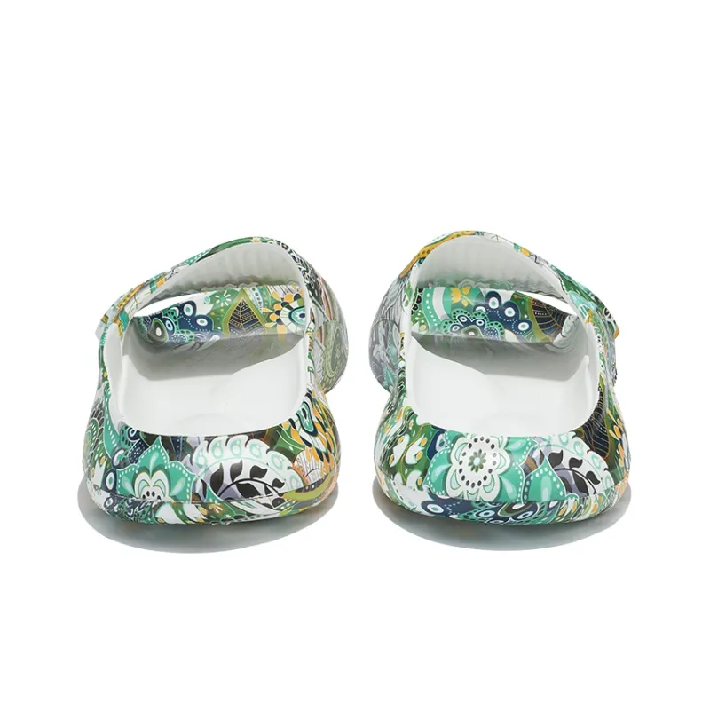 NORVINCY Height Increasing Platform Western One Piece Molded Slide Slippers Unisex-3
