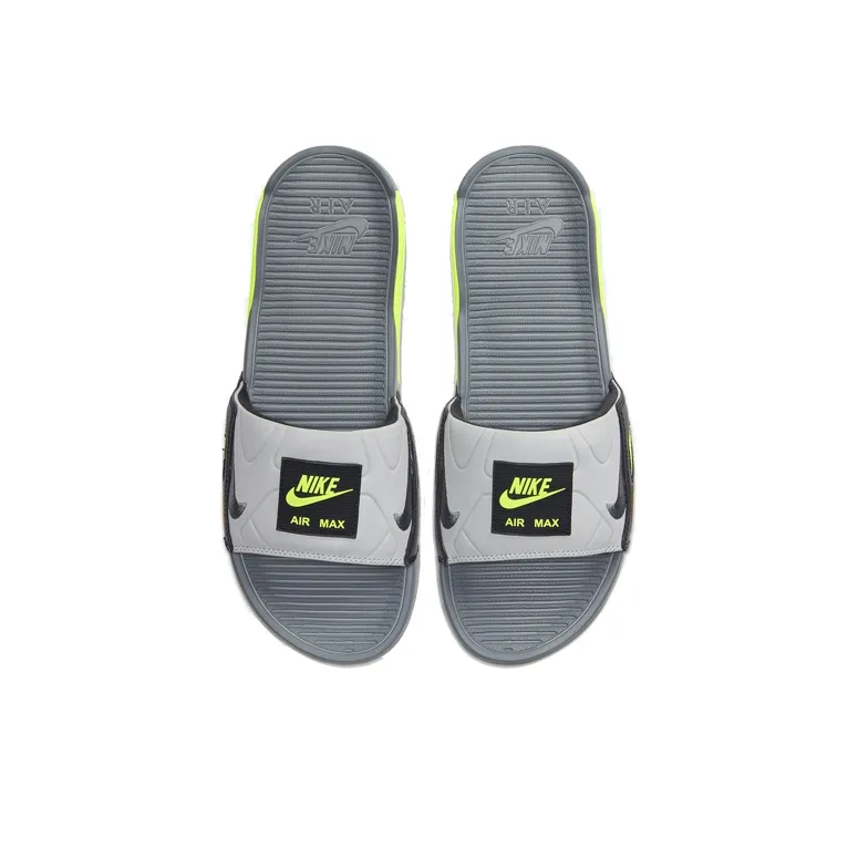 Nike Air Max 90 Slide Smoke Grey Volt Black-2
