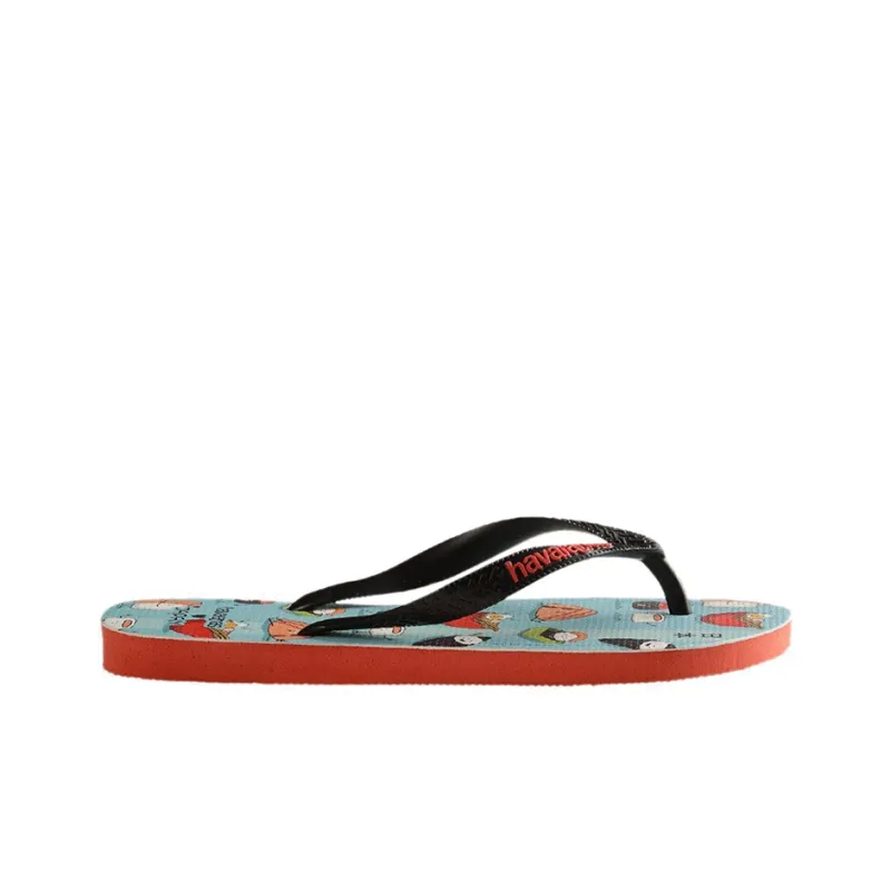 Havaianas Japan Sushi Collaboration Flip Flops Unisex Blue-1