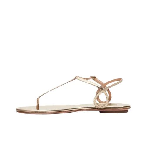 AQUAZZURA Almost Bare Flat Sandals