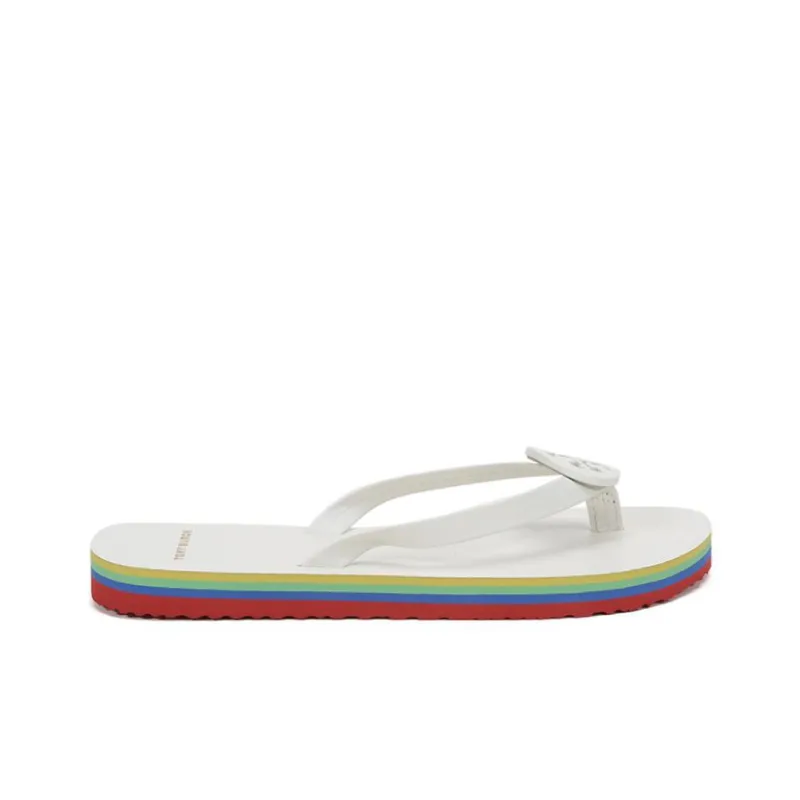 TORY BURCH Slip Resistant Slide Slippers Women's White-1
