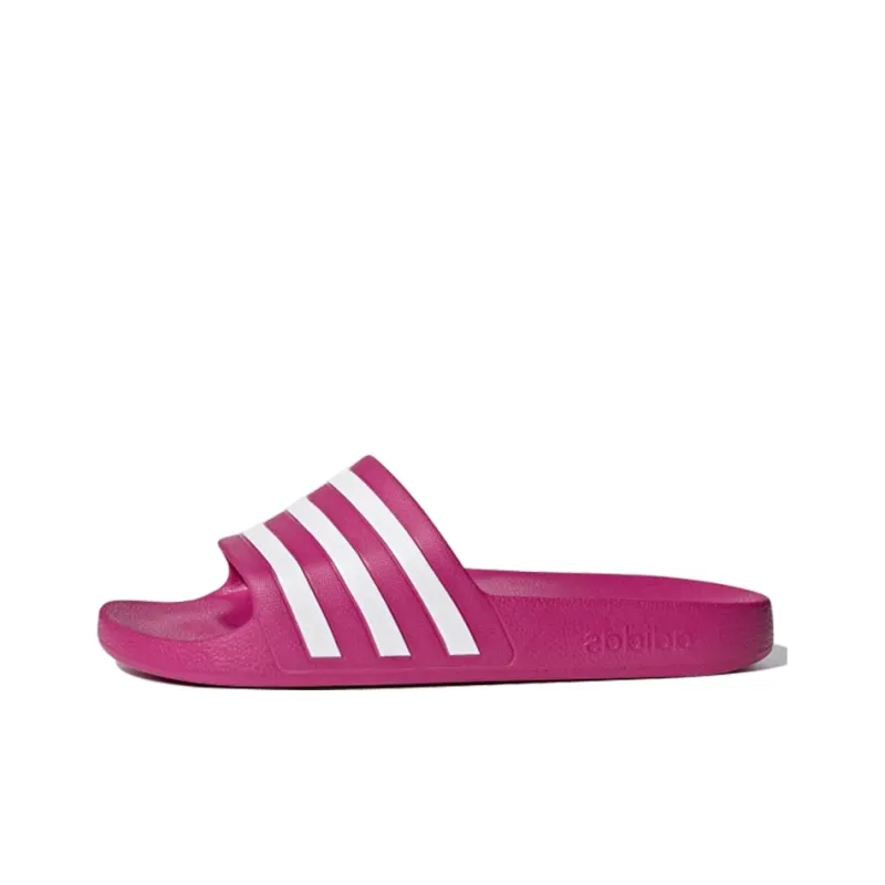 Adidas Adilette Aqua Slides 'Pink White'-0