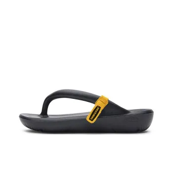 TAW&TOE Quiet Flip Flops Unisex Ink Black