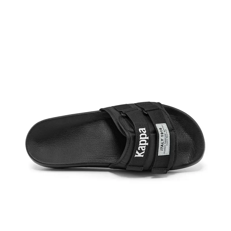 Kappa Slide Slippers Unisex Black-5