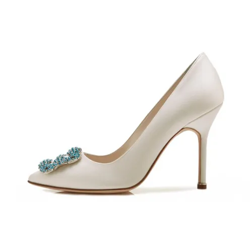 MANOLO BLAHNIK Hangisi 70mm Leather Pumps