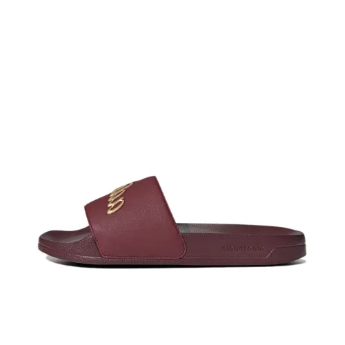 Adidas ADILETTE SHOWER Slide Slippers Unisex Burgundy