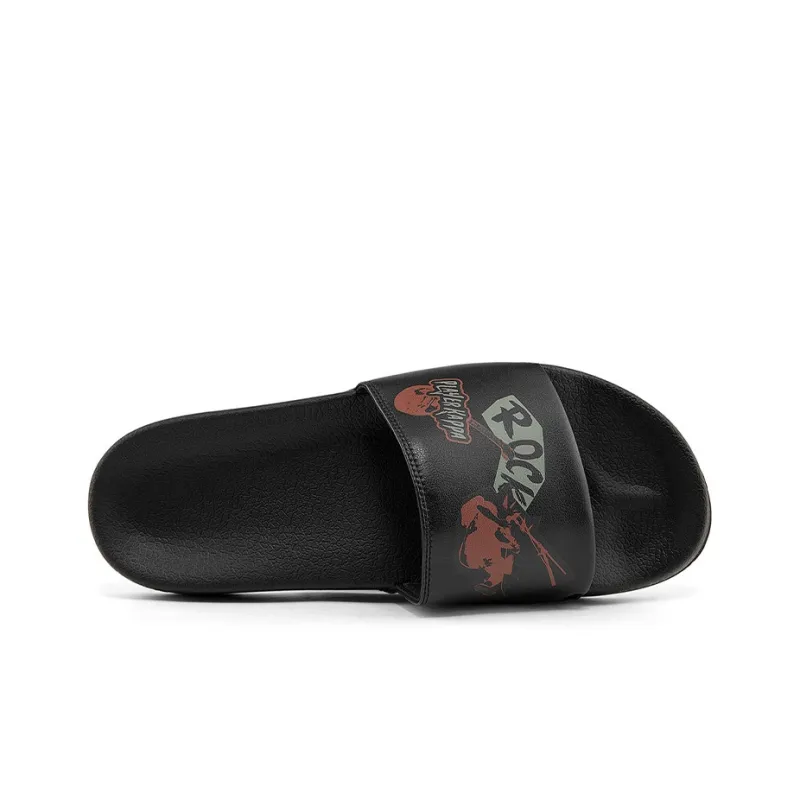 Kappa Slide Slippers Unisex Black-4