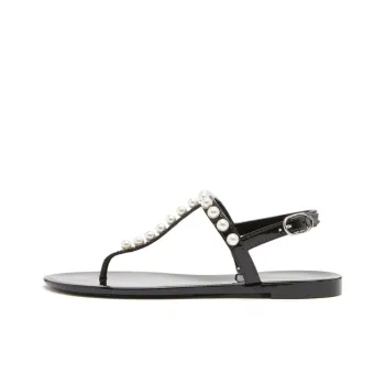 Stuart Weitzman/SW One Strap Sandals Women's Black