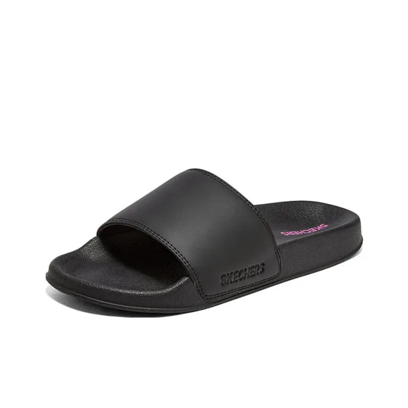 Skechers Cali Side Lines 2 EVA Slip Resistant Abrasion Resistant Casual Slippers Women's Black-2