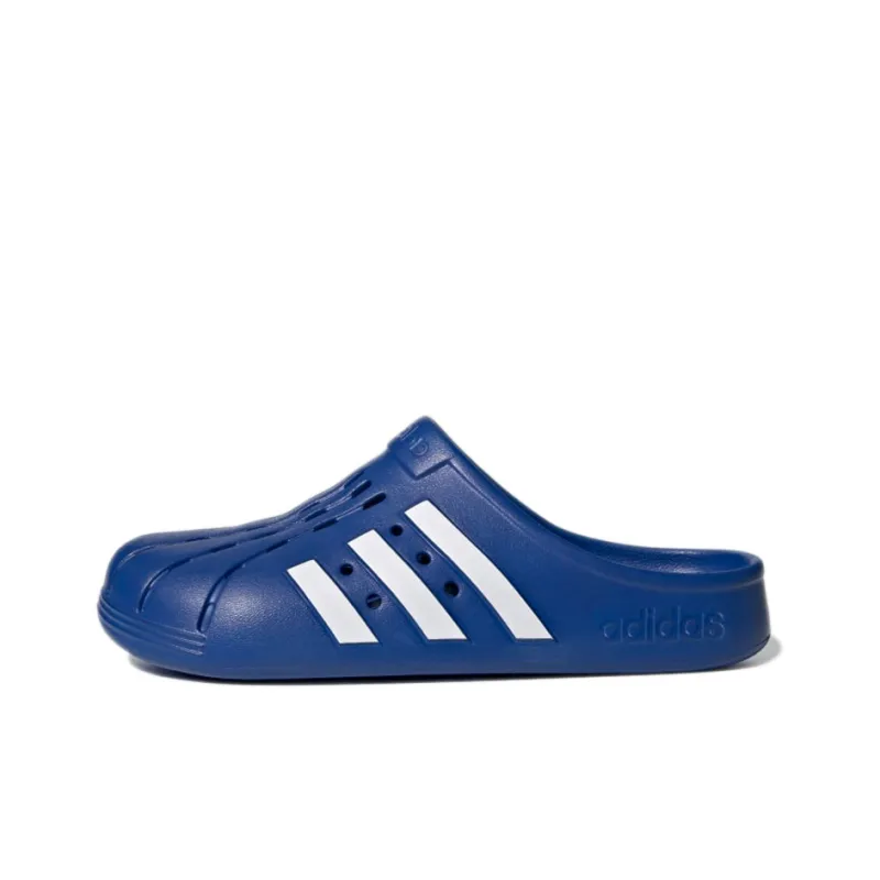 Adidas Adilette Clogs Royal Blue Cloud White-0