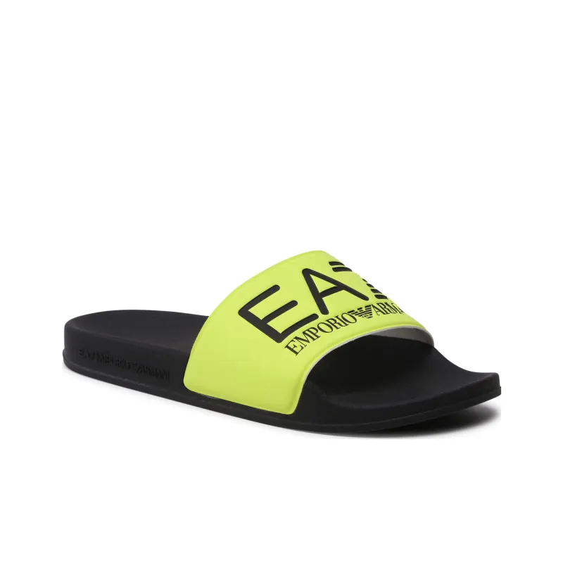 Ea7 EMPORIO ARMANI Logo-print Slip-on Slides-1