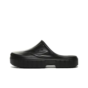 FILA Sports Slippers Unisex Black Korean Style