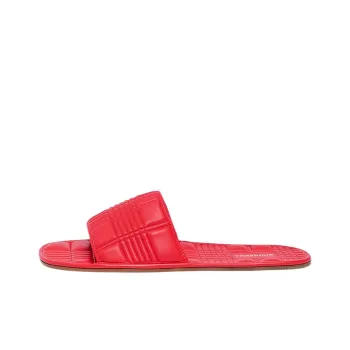 Burberry Odor-Resistant Slide Slippers Women's Red