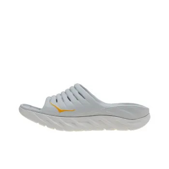 HOKA ONE ONE Recovery Slide2 'Lunar Rock Radiant Yellow'