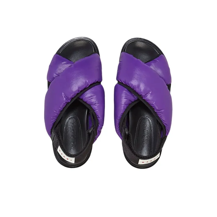 MARNI One Strap Sandals Women's Purple-4