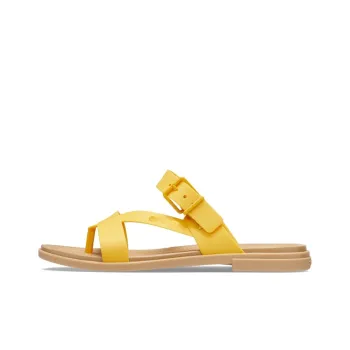 Crocs Tulum Slide Slippers Women's Yellow/Brown