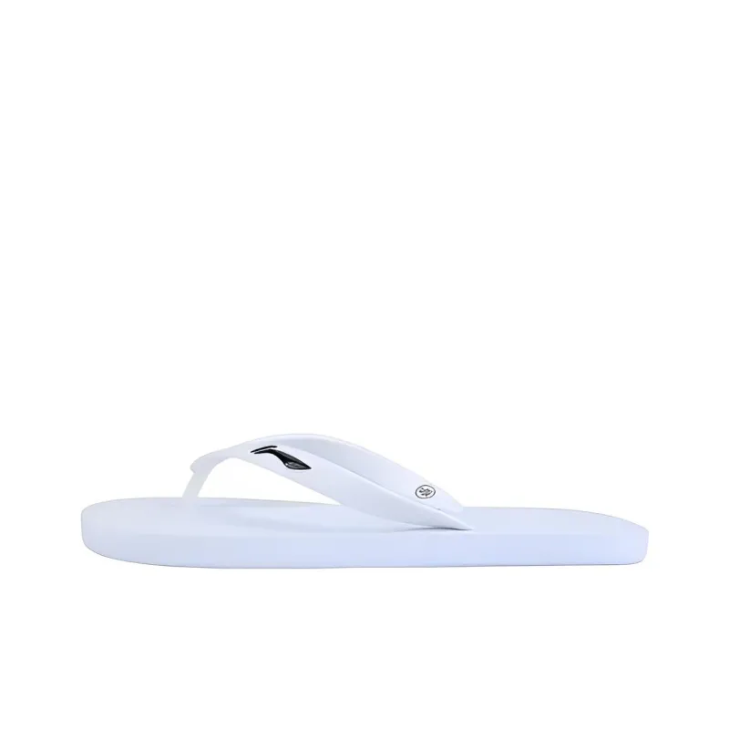 LiNing Slide Slippers Unisex White-0