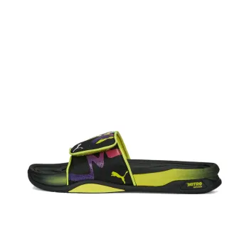 PUMA Neymar Jr Dream Nitro Sports Slippers Black Green