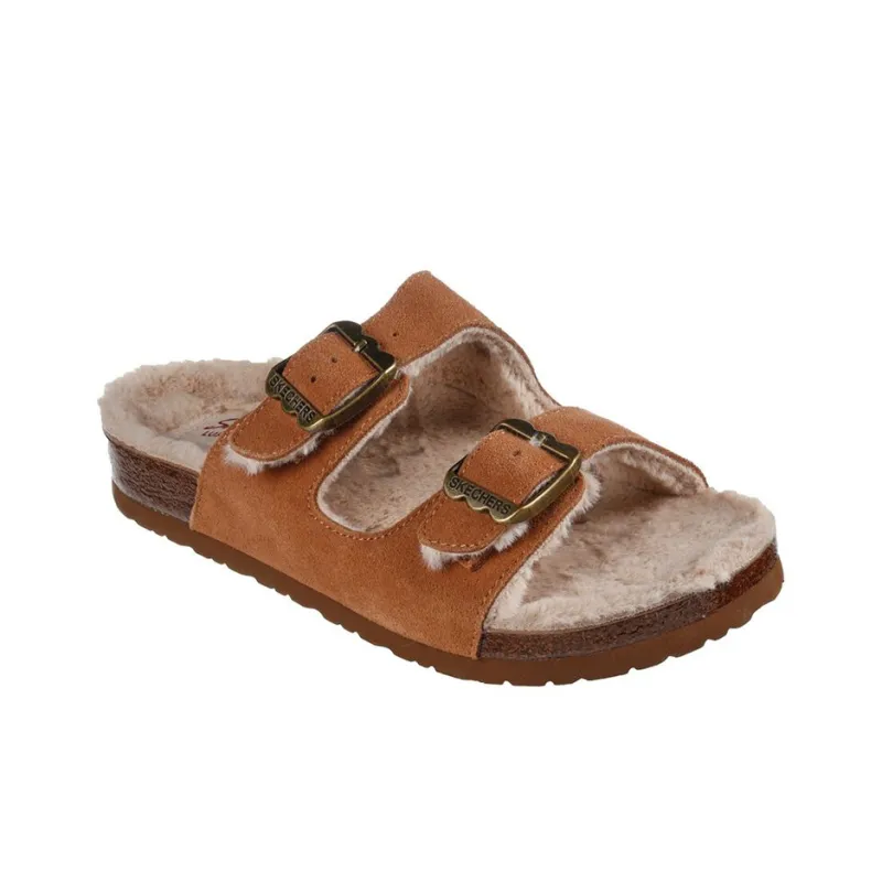 Skechers Relaxed Fit Slide Slippers Women's Coffee-2
