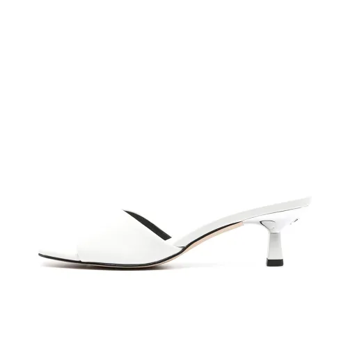 MICHAEL KORS Amal Slide Slippers Women's White