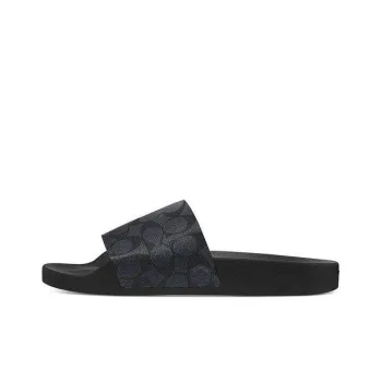 COACH Slide Slippers Men's Black