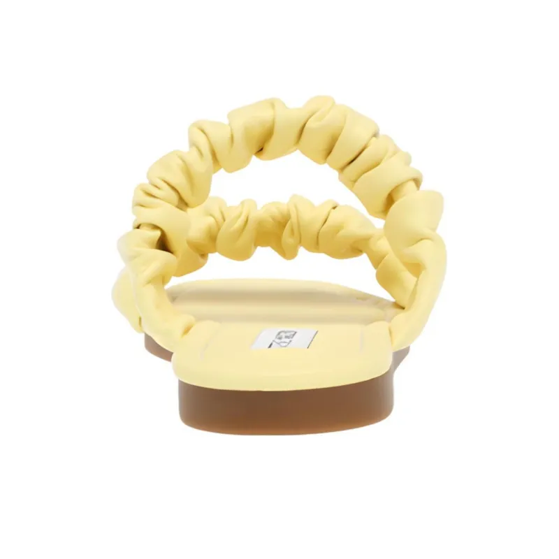STEVE MADDEN Slide Slippers Women's Yellow-4