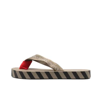 OFF-WHITE Other Slip-Resistant Flip Flops Men's Brown