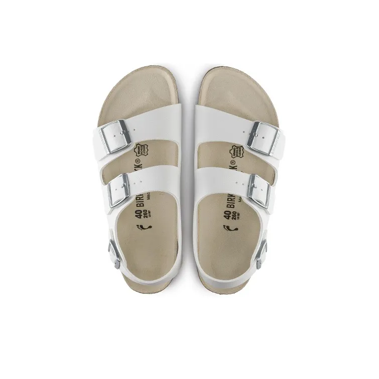 Birkenstock Milano Series Sandals White Version Unisex-3