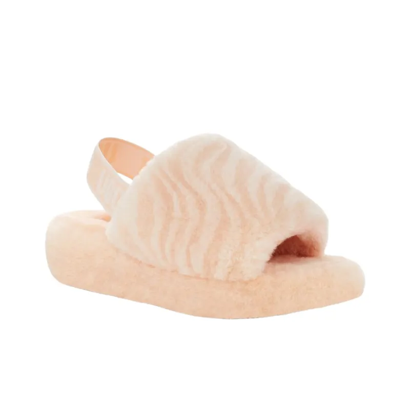 UGG FLUFF YEAH Slippers Women's Nude-2