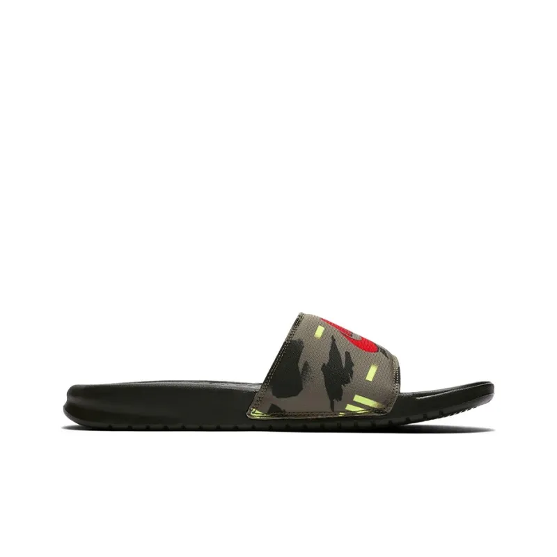 Nike Benassi Jdi Military Green Slippers Army Green-1