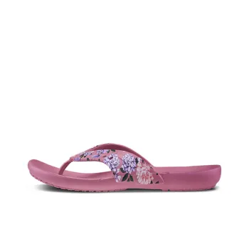 Crocs Kadee Printing Flip Flops Pink Women's
