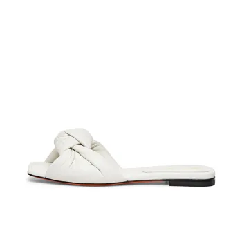 Santoni Square toe Leather Sandals