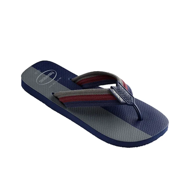 Havaianas Huaui Urban Color Block Stylish Sandals Men's Tranquil Blue-2