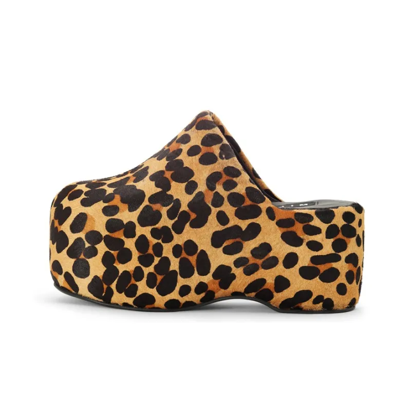 SIMON MILLER Bubble Cheetah-print Mules-0