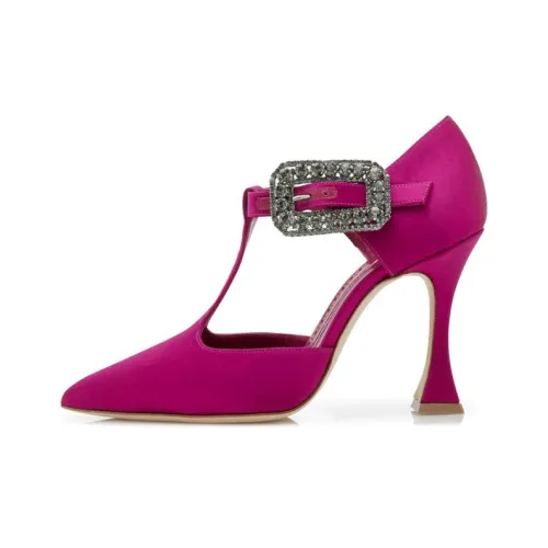 MANOLO BLAHNIK High Heels Women's Fuchsia