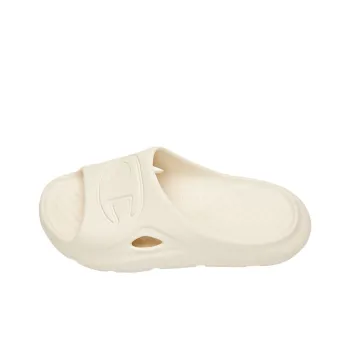 Champion Slide Flow 1 Sports Slippers Unisex Milk White