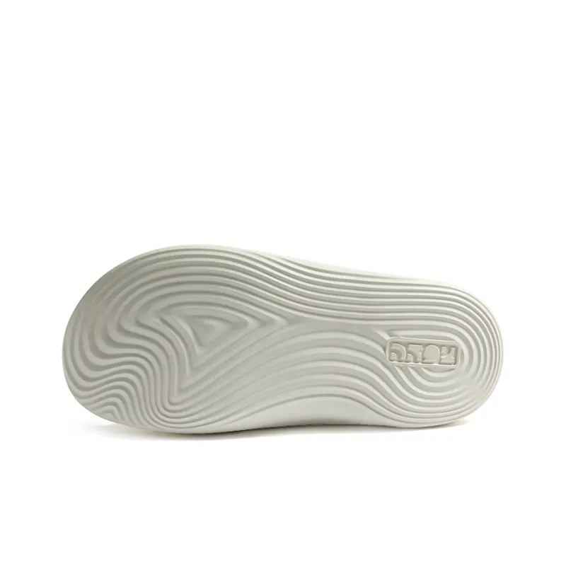 0592 EVA Cut Out Slide Slippers Unisex White-4