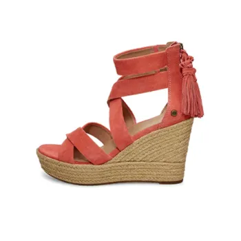 UGG Raquel Stylish Sandals Women's Coral Red