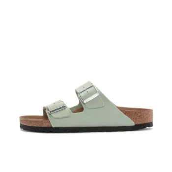 Birkenstock Arizona Vegan Synthetik Narrow Fit 'Soft Birki Vegan Matcha' Women's