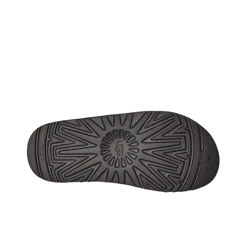 UGG Laton Slide Thick Sole Black Slippers Women's-5