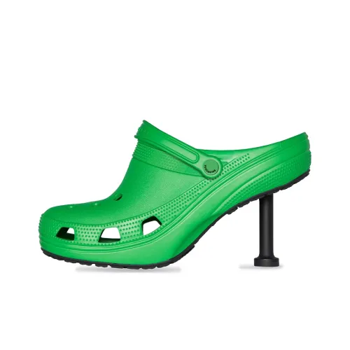 Balenciaga X Crocs Madame 80MM Green Women's